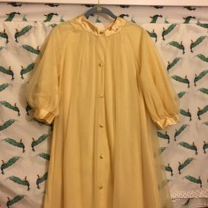 Vintage Buttercup Yellow Nightgown Gossard Artemis
